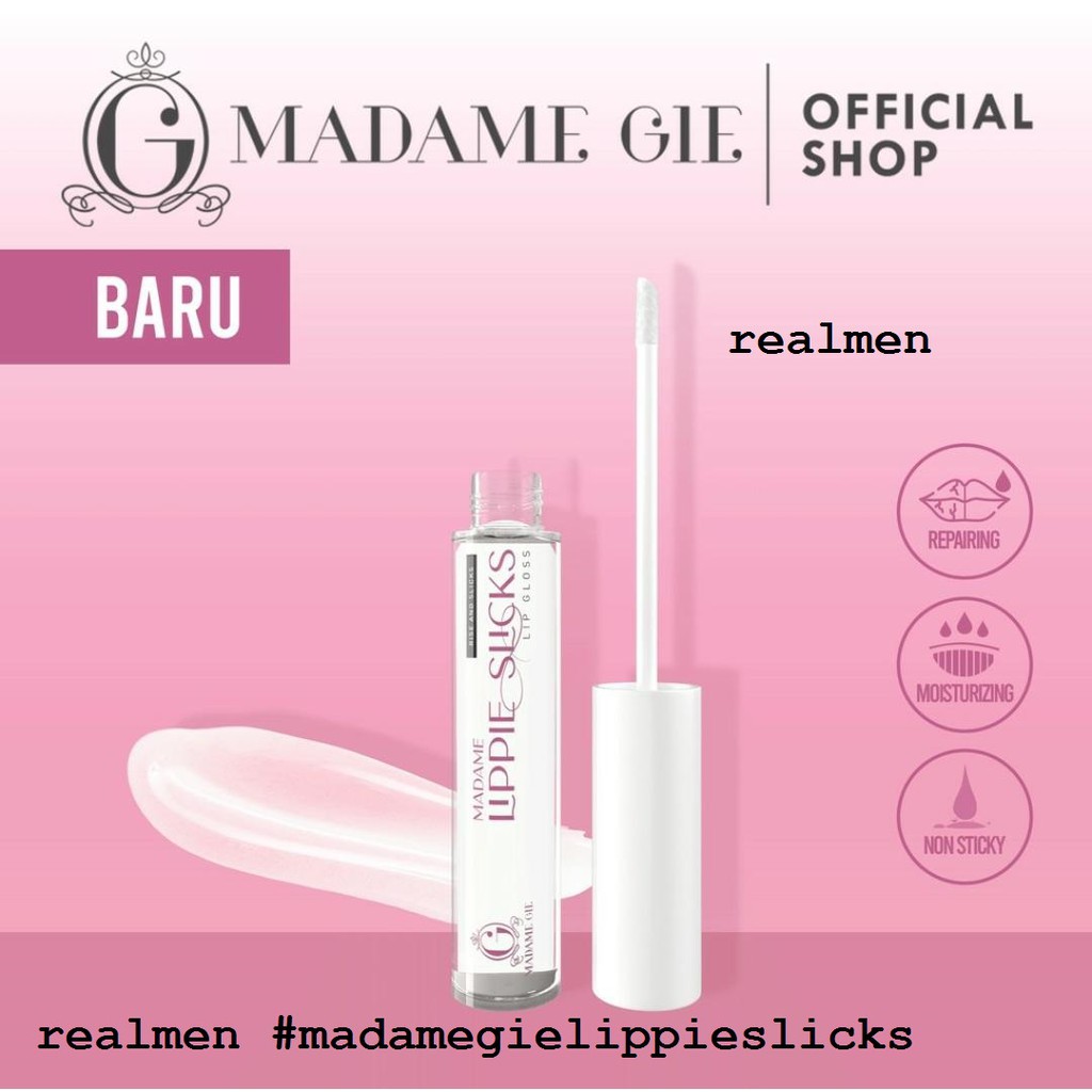 Madame Gie Madame Lippie Slick - Make Up Lip Gloss BPOM / LIP SERUM MADAME GIE