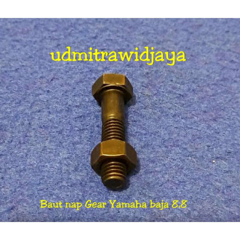 Baut nap gir yamaha jupiter mx z vega baut gear belakang yamaha FIZR RXKING RXS baut baja 8.8 berkualitas baut baja gear belakang motor yamaha