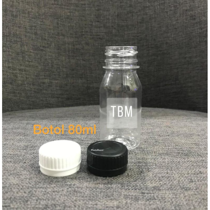 Botol 80 ml. Botol Air Zamzam 80ml. Botol Plastik Kecil Mungil. Botol Serum, Botol Obat.