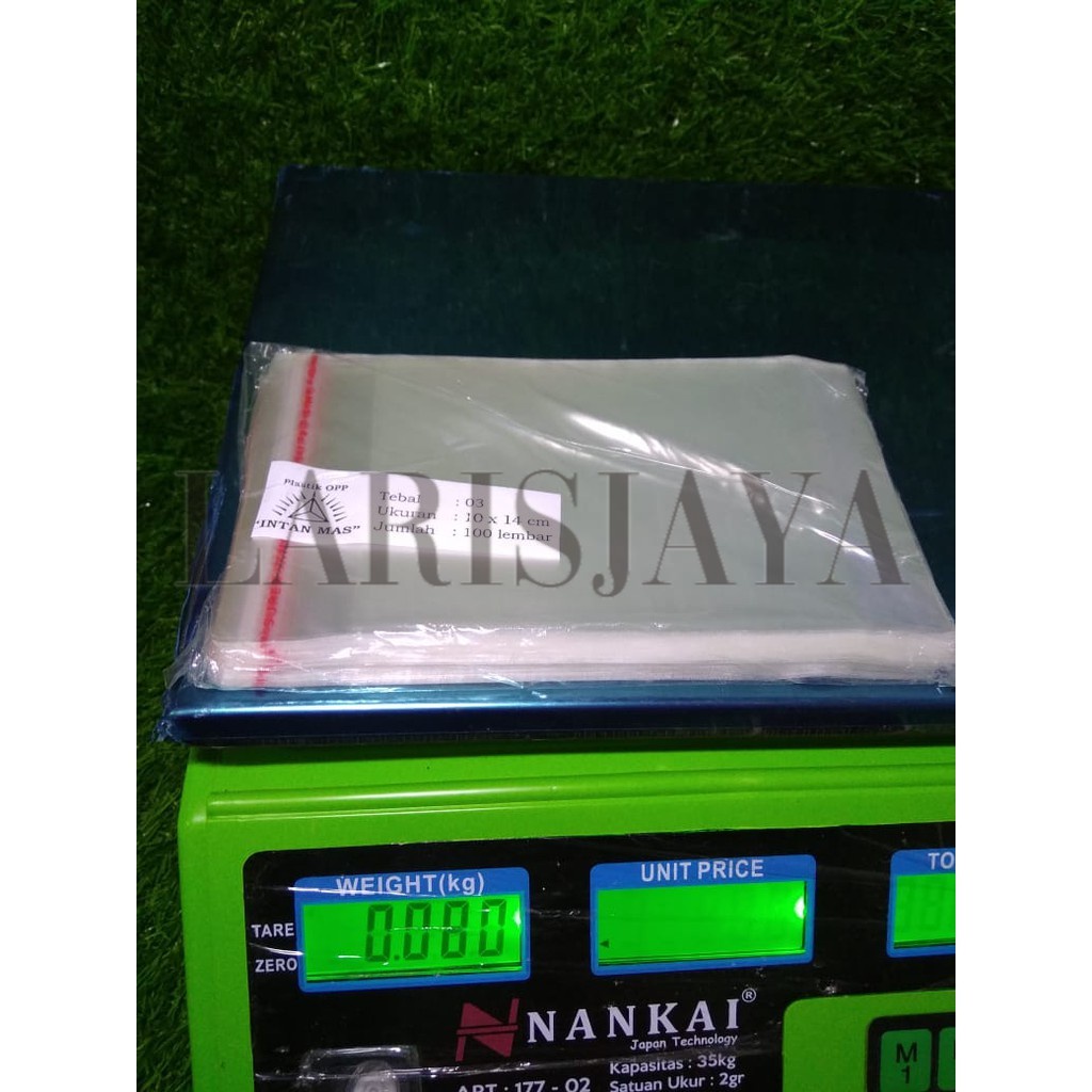 

DISKON NIH!!! Plastik OPP 10x14 cm Seal/Lem 1000 lembar