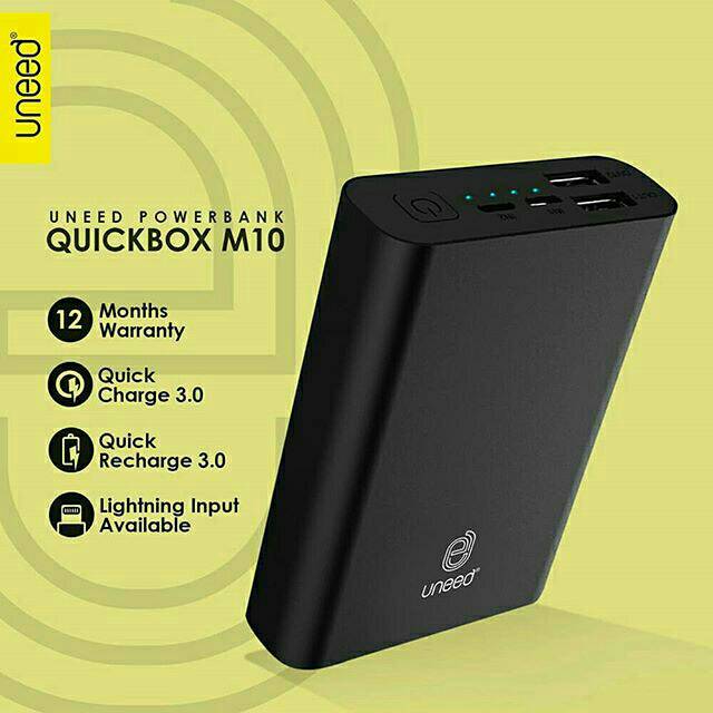 UNEED POWER BANK 10.000 MAH