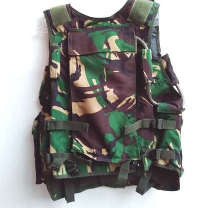 rompi loreng standar TNI multifungsi/softgun/tempur/serbu/outdoor