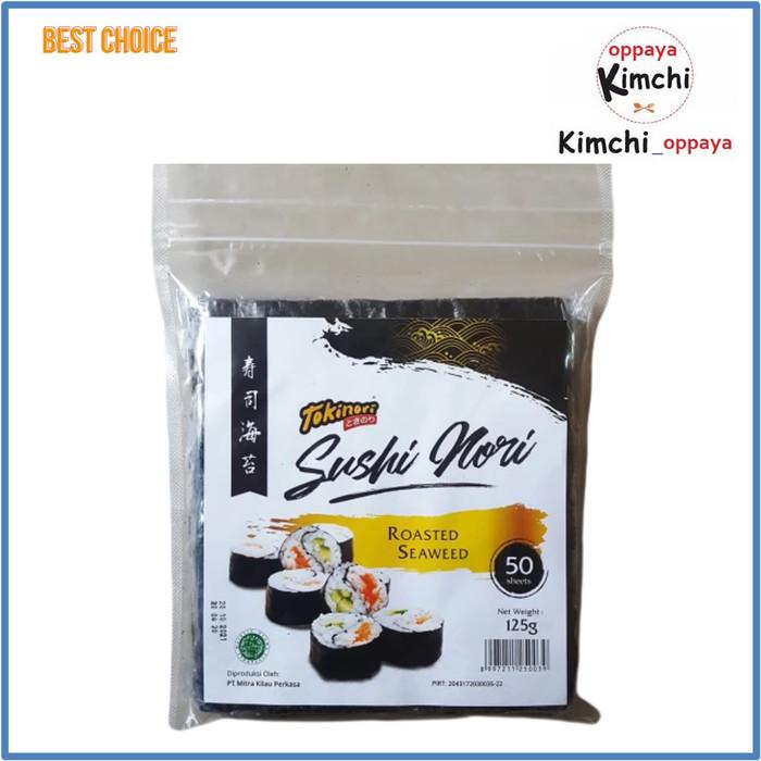 

TOKINORI SUSHI NORI HALAL RUMPUT LAUT SUSHI KOREA KIMBAB 50 LEMBAR