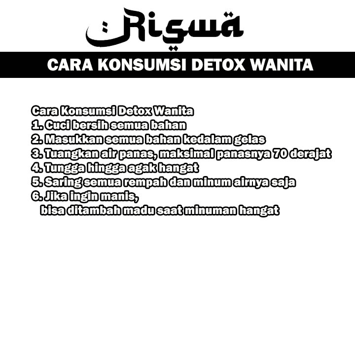 30 PCS JSR Detox Wanita Pelancar Haid Jamu Detox Rahim JSR Detok Zaidul Akbar Promil Pereda Nyeri