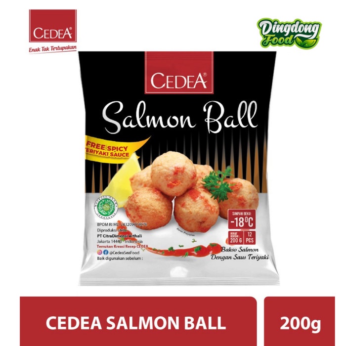 

CEDEA SALMON BALL Bakso Ikan Bola Salmon 200 gram