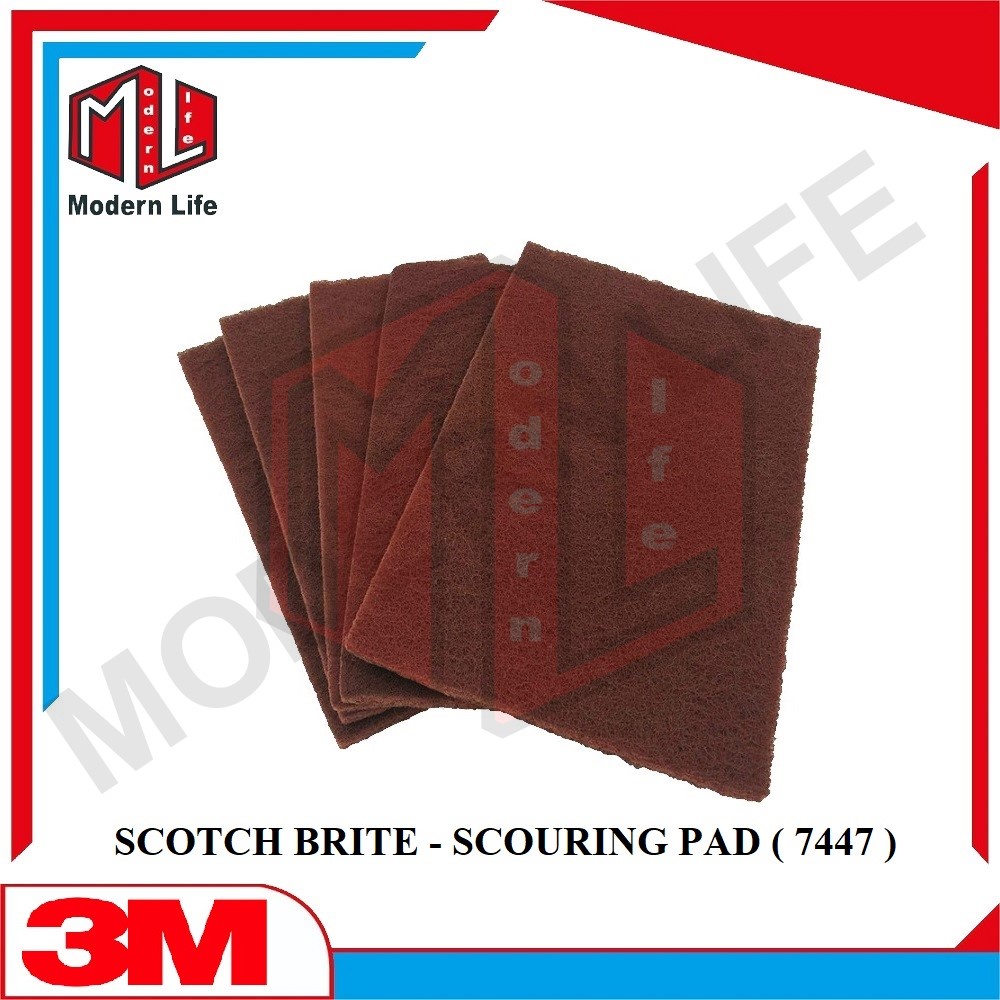 SCOTCHBRITE 3M - SCOTCH BRITE 7447 SCOURING PAD - AMPLAS