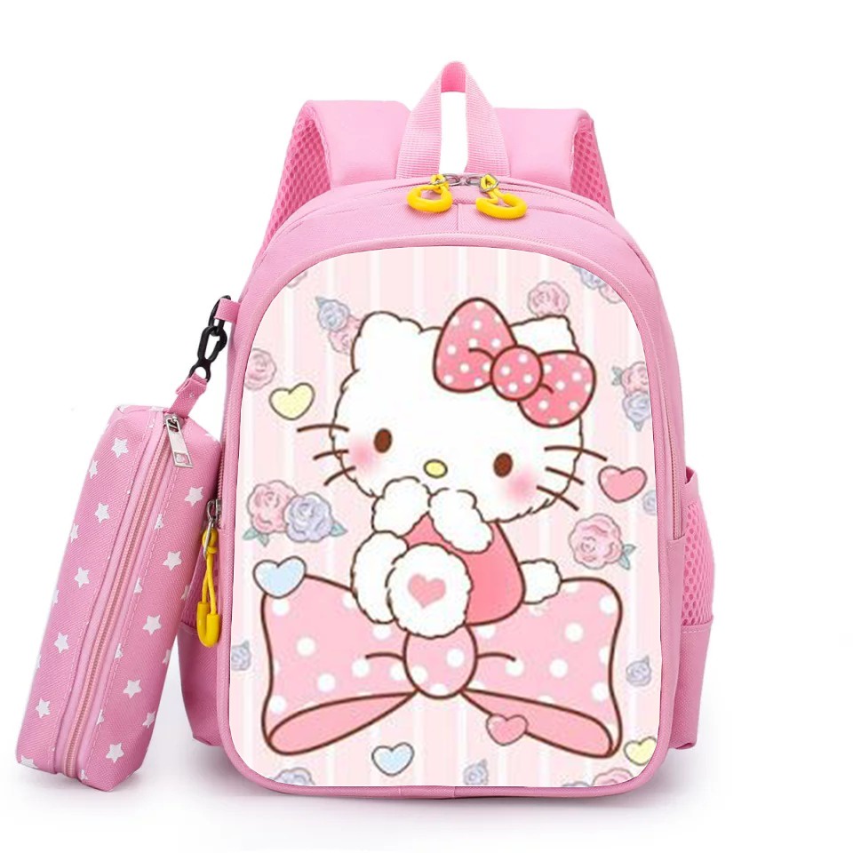 dzakybag - Tas Anak Ransel Sekolah Laki-laki Perempuan SD Tk Smp Motif Kartun FROZEN 2IN1