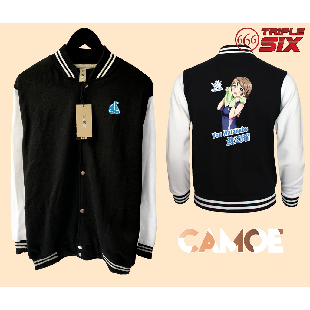 Jaket Varsity Baseball Anime You watanabe love live