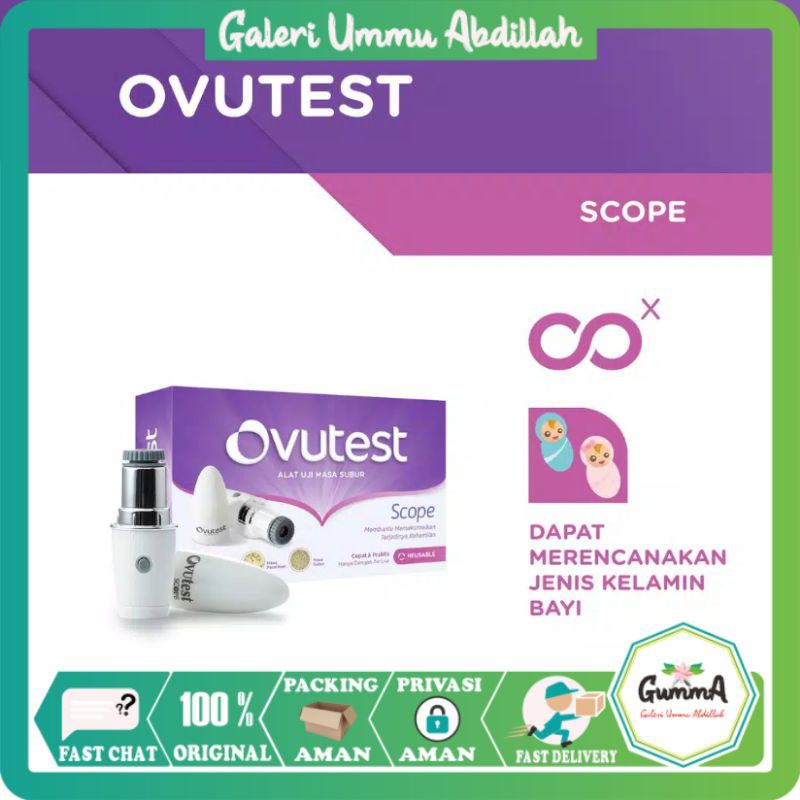 Ovutest Scope Alat Tes Kesuburan Sensitif Ovutest Scope Bisa Digunakan Berkali-kali - ORIGINAL