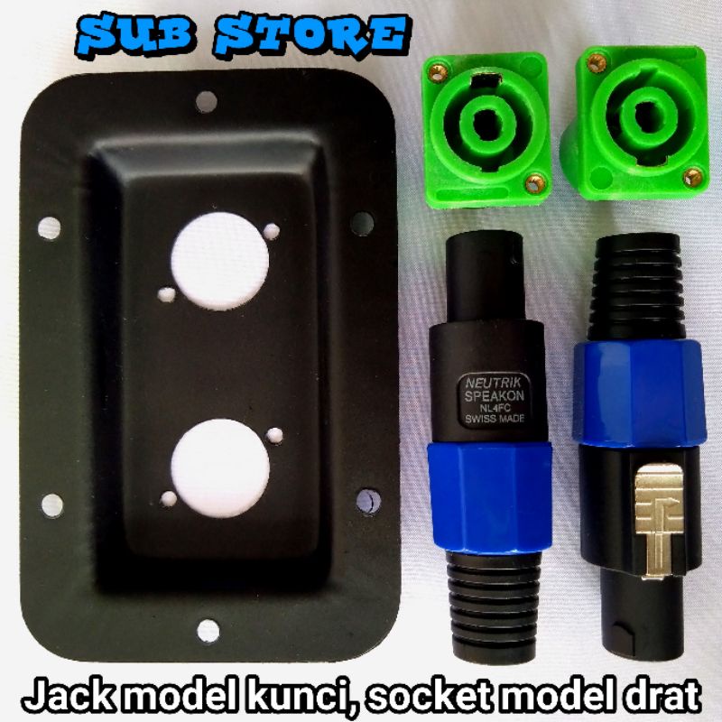 Harga jack speakon 1 2024 set