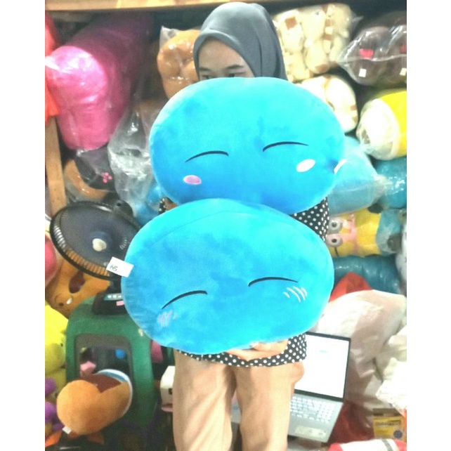 Bantal Rimuru Tempest smile 30cm bahan halus dan lembut