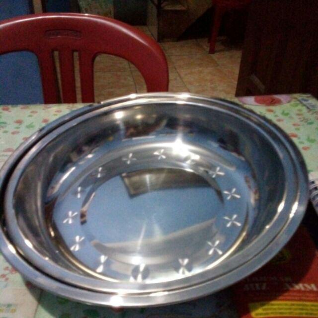 Piring Bulat Stainless./piring Makan/piring