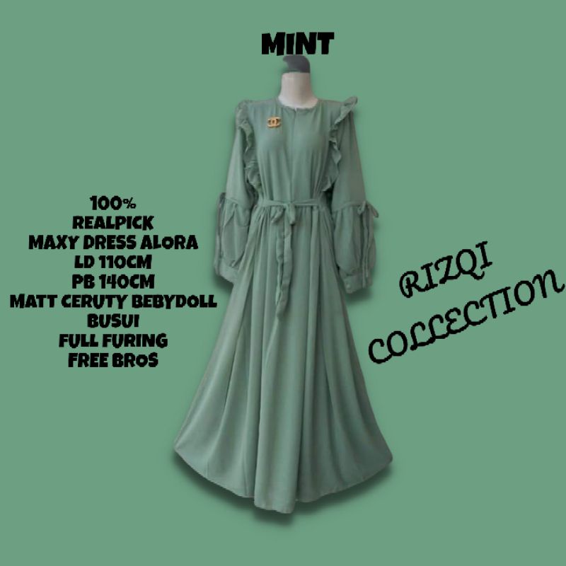 GAMIS BUSUI//KAYANA DRESS//FREE BROSS//DRESS CERUTY BEBYDOOL ARMNANY RIZQI COLLECTION