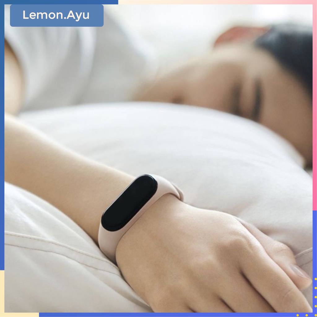 Tali Strap Polos Colorful Silicone Xiaomi Mi Band 3 4