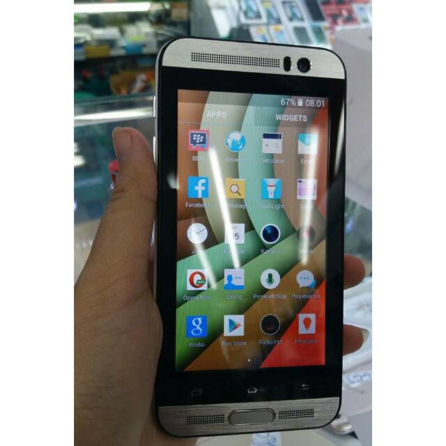 Hp android murah layar besar 4.5 inch mirip samsung j2 ada flash blkg