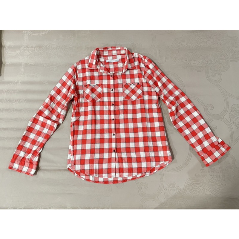 Baju Kemeja Wanita Giordano Kotak - Preloved