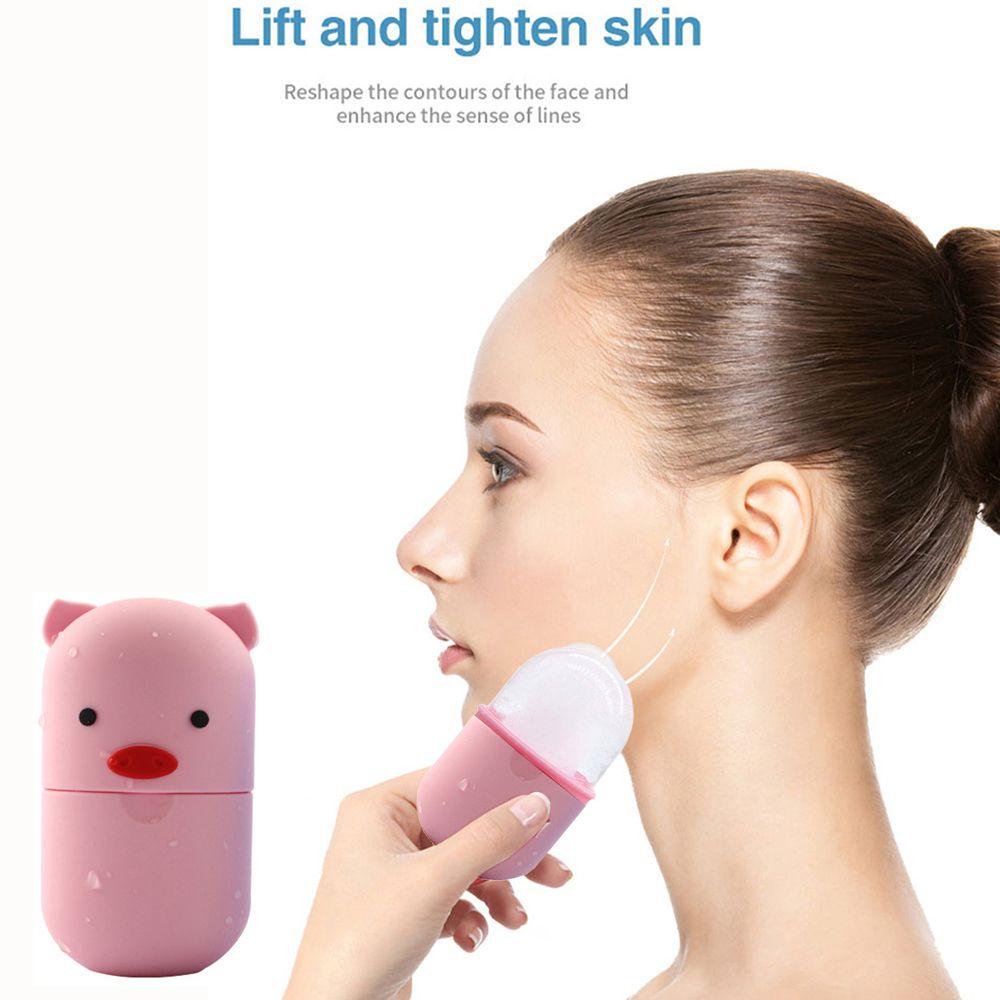 Chookyy Facial Ice Roller Lift Contour Menghilangkan Garis Halus Perawatan Kulit Alat Kecantikan Ice Cube Massager