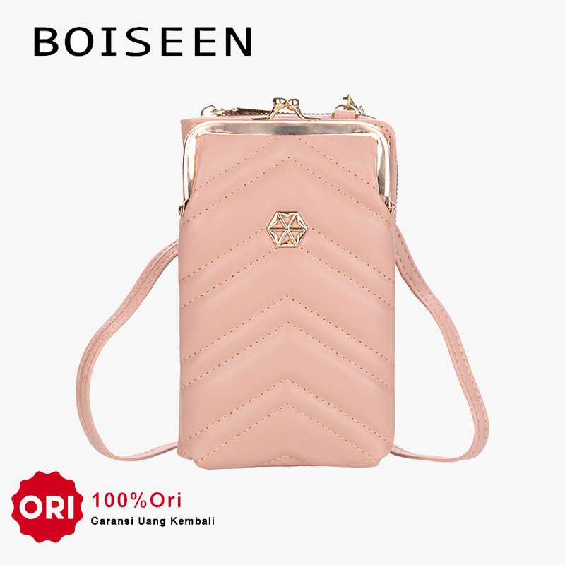 BOISEEN N8901 Tas Selempang Wanita Tas Handphone Sling Bag PU Leather Premium WATCHKITE WKOS