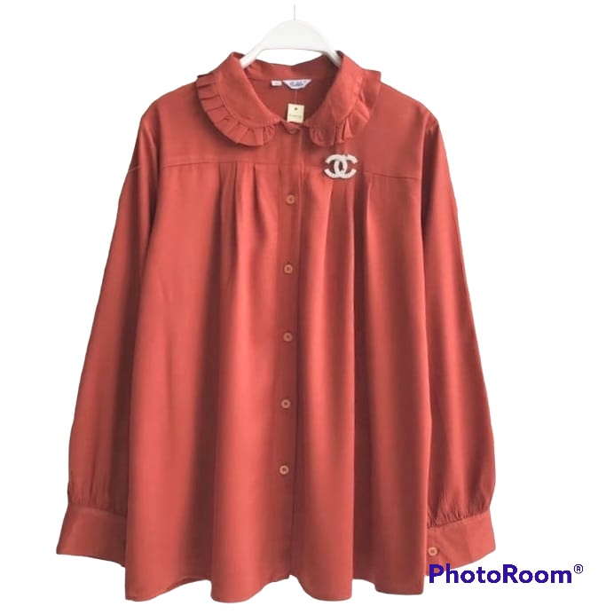 gamisku Giovani Blouse atasan Bahan crinkel Airflow model kekinian 4 ukuran  m L xl xxl