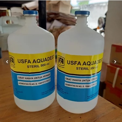 AQUADES steril 500 ml