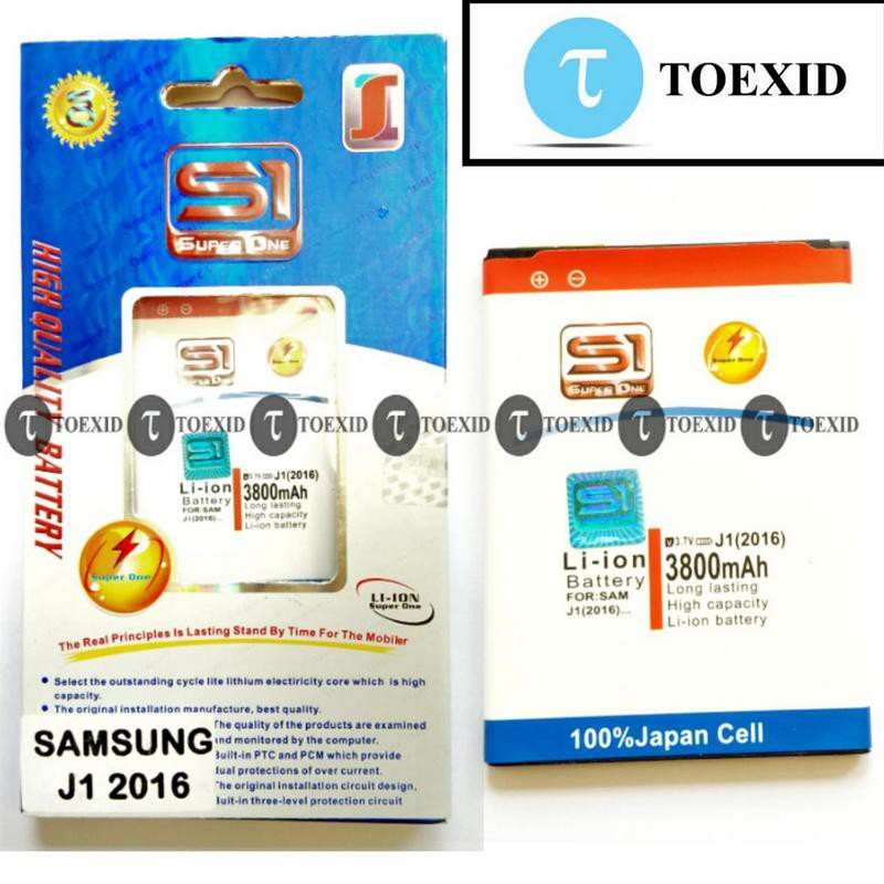 Baterai Samsung J1 2016 J120 - Batre Batrai Double Power IC - Super One Original