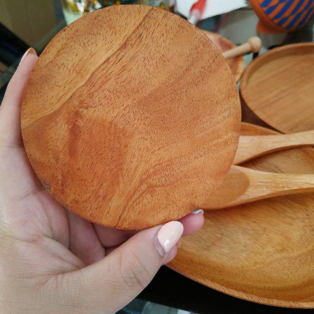 Nampan Penampan Gelas Mini | Baki Tempat Saji | Tray Kayu Gelas