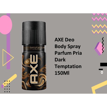 Axe Deodorant Deo Body Spray Parfum Pria Dark Temptation Anti Bakteri 150 ml