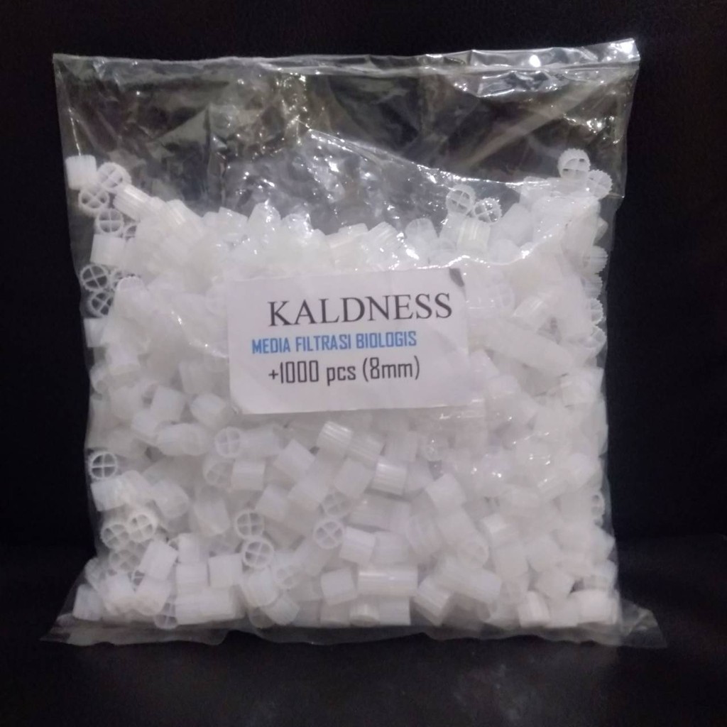 KALDNESS K1 MIcro (8MM)  ISI 1000 PCS MEDIA FILTRASI BIOLOGISm