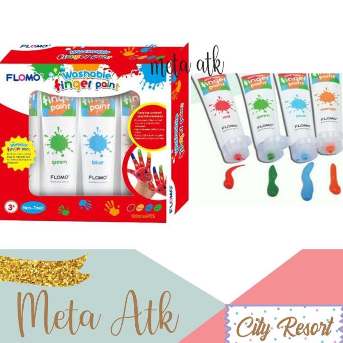 

Washable Neon Finger Paint Flomo