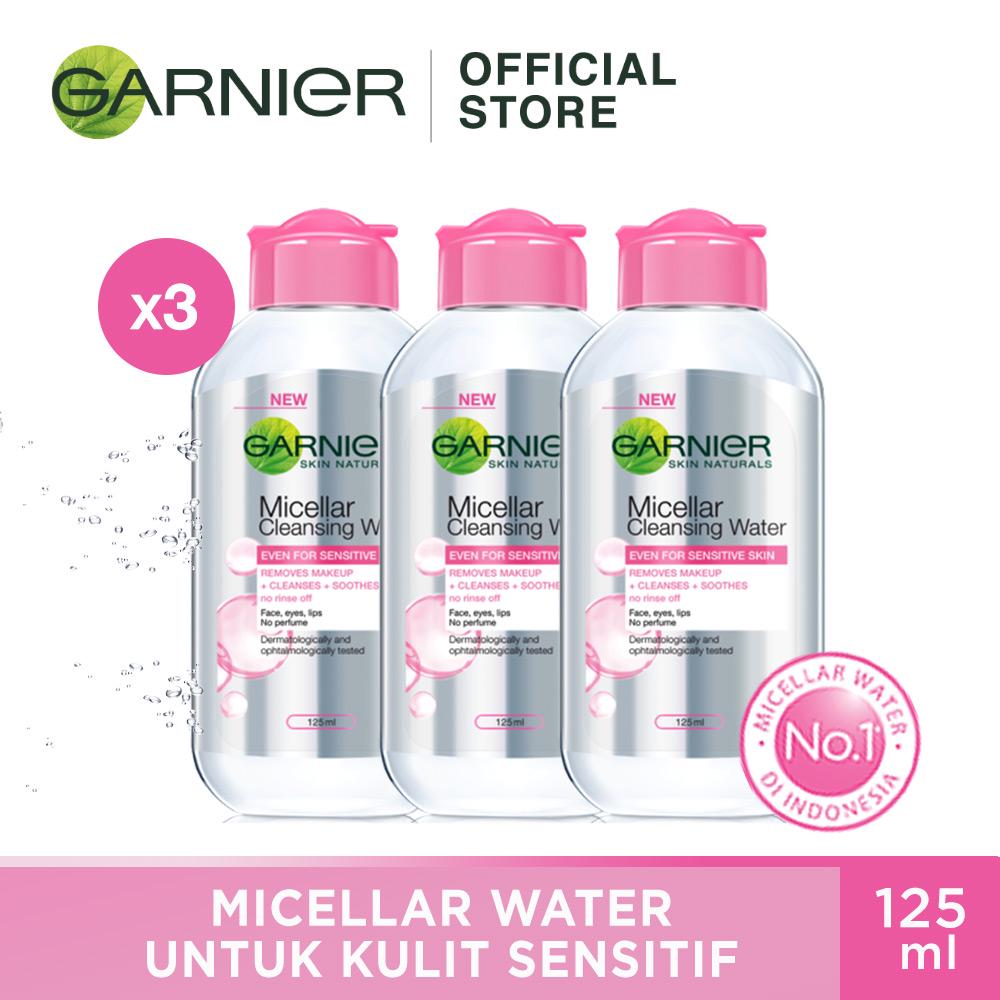 Garnier Micellar Water Pink Skin Care 125 ml - 3 pcs