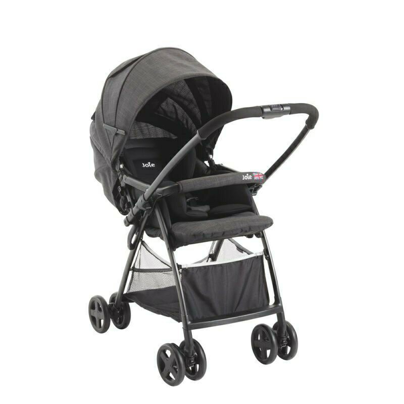 Makassar - Stroller Baby Reversible Handle Kereta Dorong Bayi Hadap Ibu Joie Sma Baggi DLX Chromium