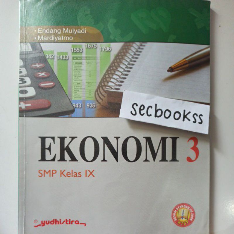 

buku ekonomi 3 smp kelas ix Yudisthira