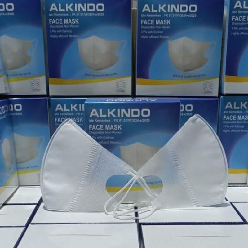 MASKER DUCKBILL 3PLY EARLOOP PREMIUM MASK PER PCS