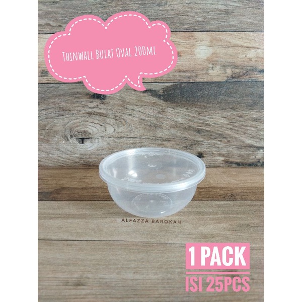 Thinwall Bulat | Thinwall Bulat Oval 200ml |Thinwall Victory