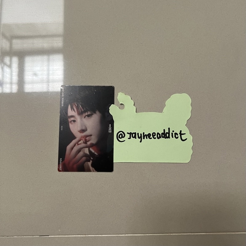 Enhypen lucky draw bdo ld m2u sunghoon photocard pc album