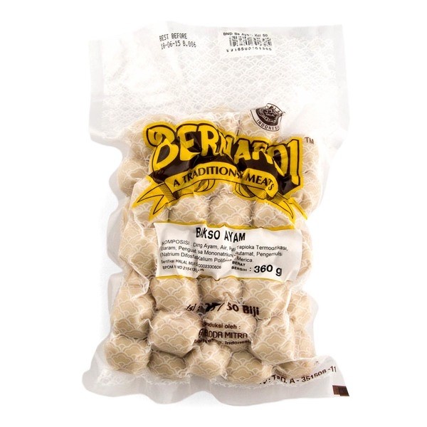 

Bernardi Bakso Ayam Kecil Isi 50pcs 360g