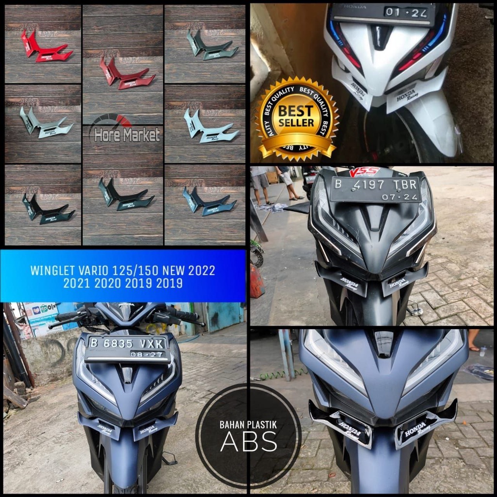 WINGLET VARIO 150 NEW HONDA VARIO 125 NEW 2022 2021 2020 2019 2018 CBS ISS KEYLESS