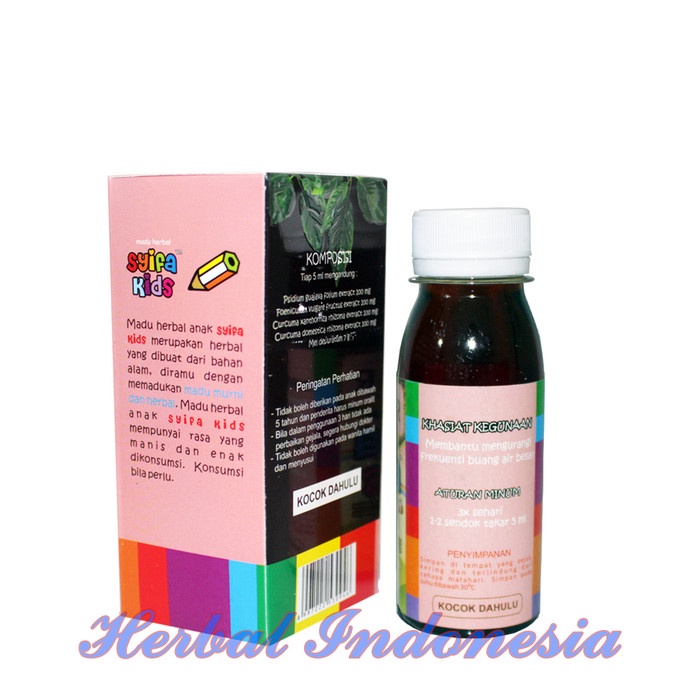 

MADU ANAK SYIFA KIDS DIAR ISI 100ML- MADU HERBAL ANAK DIARE PRODUK NYATA AMPUHNYA
