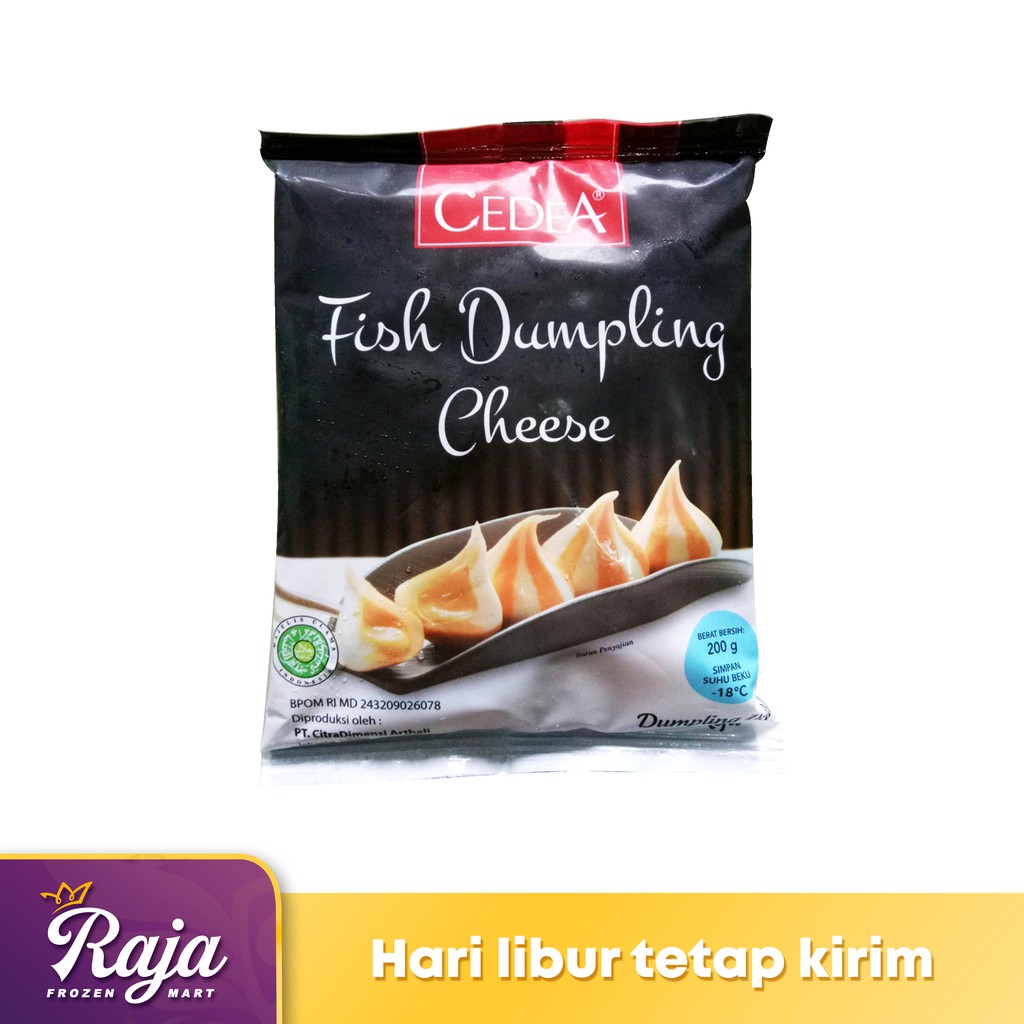 

Cedea Fish Dumpling Cheese 200gr / Dumpling / Frozen Food / Kentang Beku / Makanan Beku