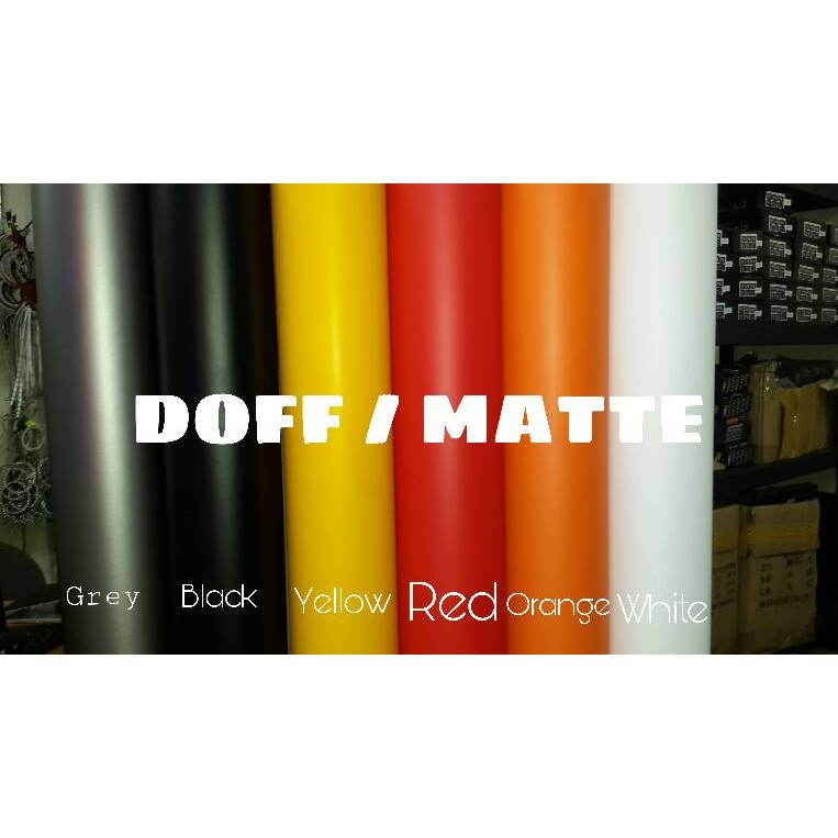 STICKER STIKER DOFF / MATE GRADE A++