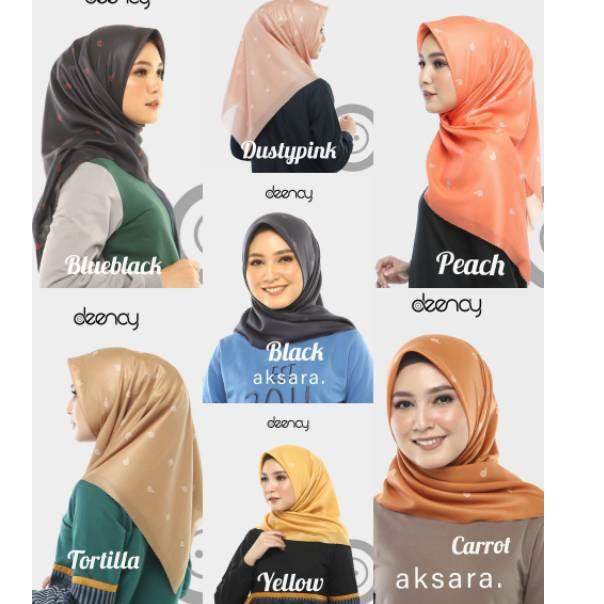 ≤Diskon Besar2an  Hijab Deenay Aksara Series Original ,,.