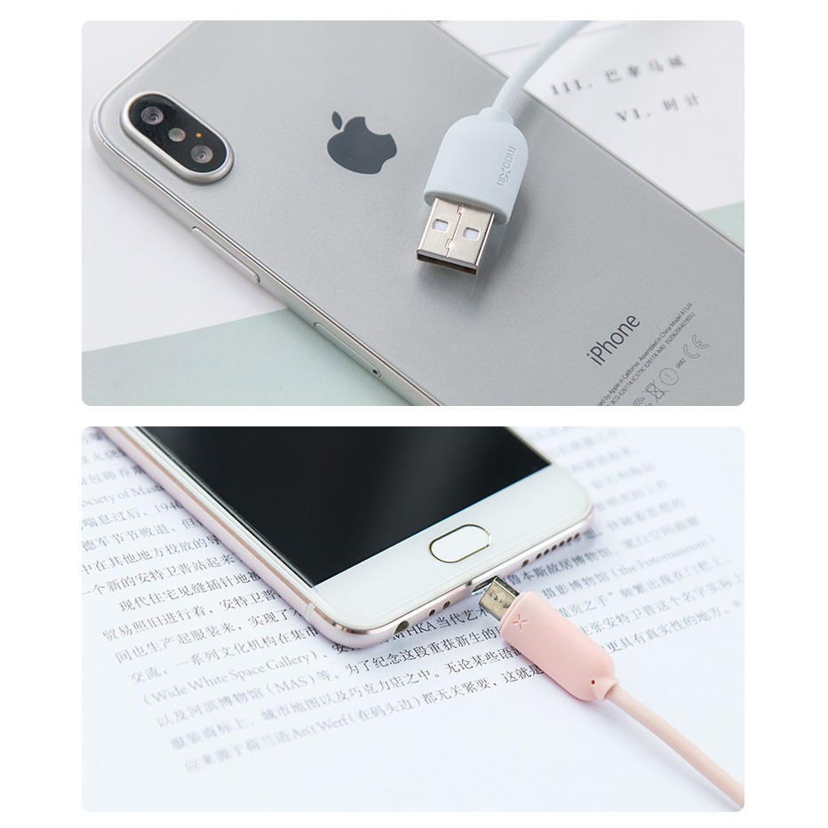 Lollipop USB Cable For Iphone XR XS MAX Data Cable 2.4A Fast Charging For Iphone Android Type c Cord