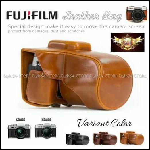 Fujifilm X-T10 / Xt10 / X-T20 / Xt20 Leather Bag /Case/Tas Kamera