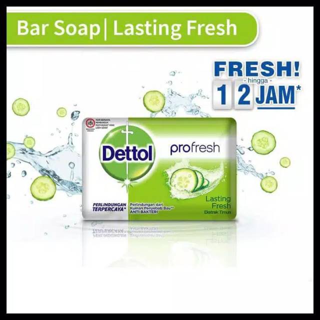 DETTOL SABUN BATANG 100GR (ISI 6 PCS)