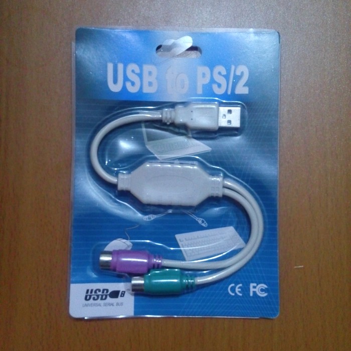 Kabel usb to ps2  converter usb to ps2