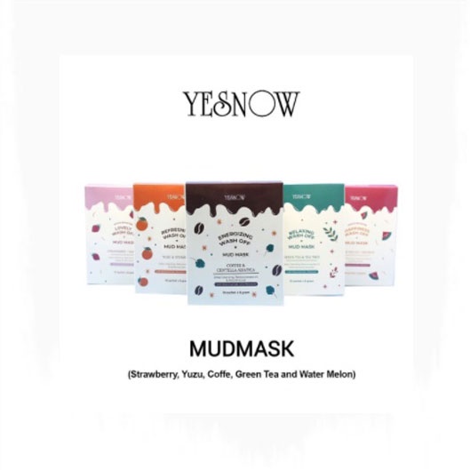 ★ BB ★ YESNOW Relaxing Wash-Off Mud Mask (SACHET ECER) | Masker Wajah - 8gr
