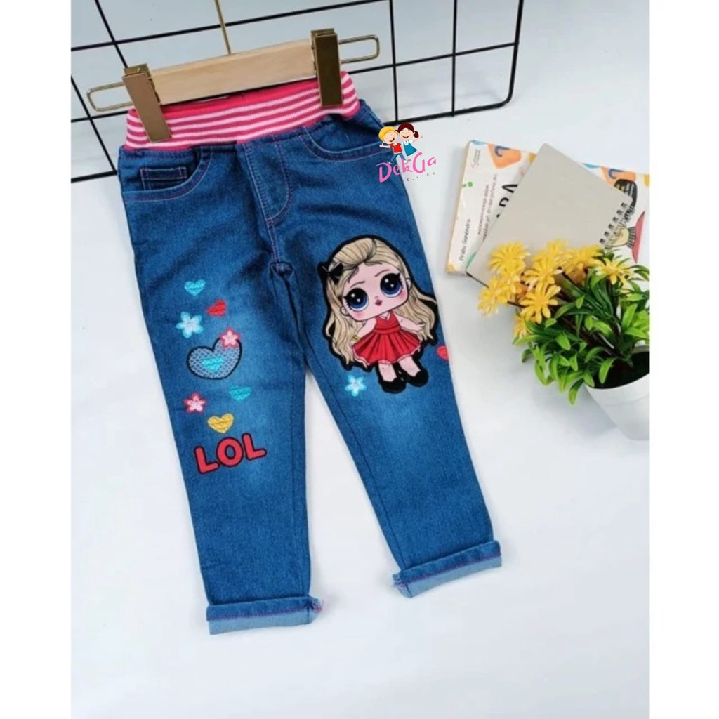 CELANA JEANS PANJANG nonled ANAK 1TH-13TH