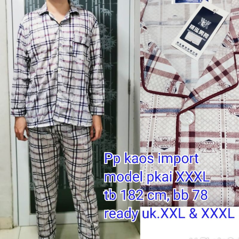 Pp piyama Laki-laki import