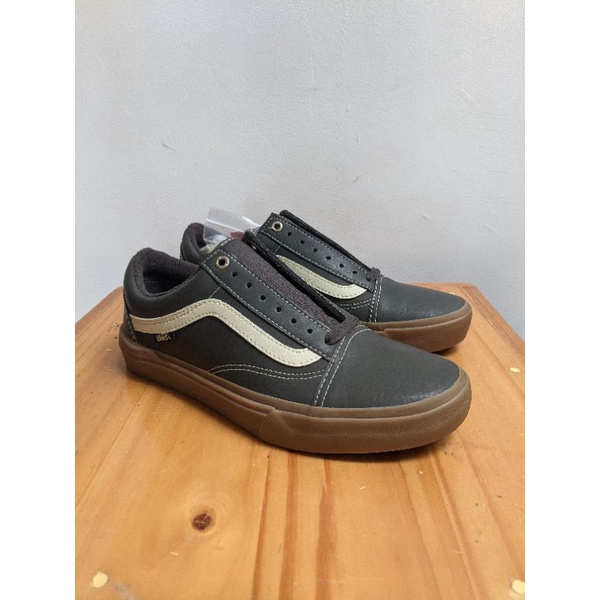(BNIB) ORIGINAL Vans Old Skool Pro BMX Dennis Enarson - Olive / Gum
