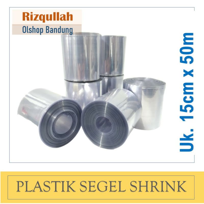 

Dck Plastik Segel / Plastik Shrink PVC 15cm x 50m